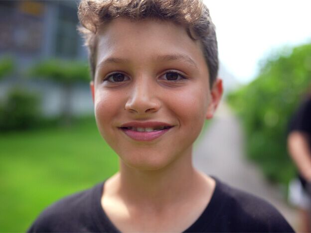 boy smiling